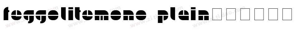 FeggoliteMono Plain字体转换